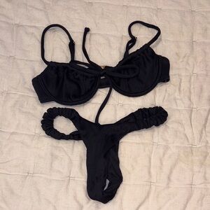 Kulani Kinis Black Bikini Set